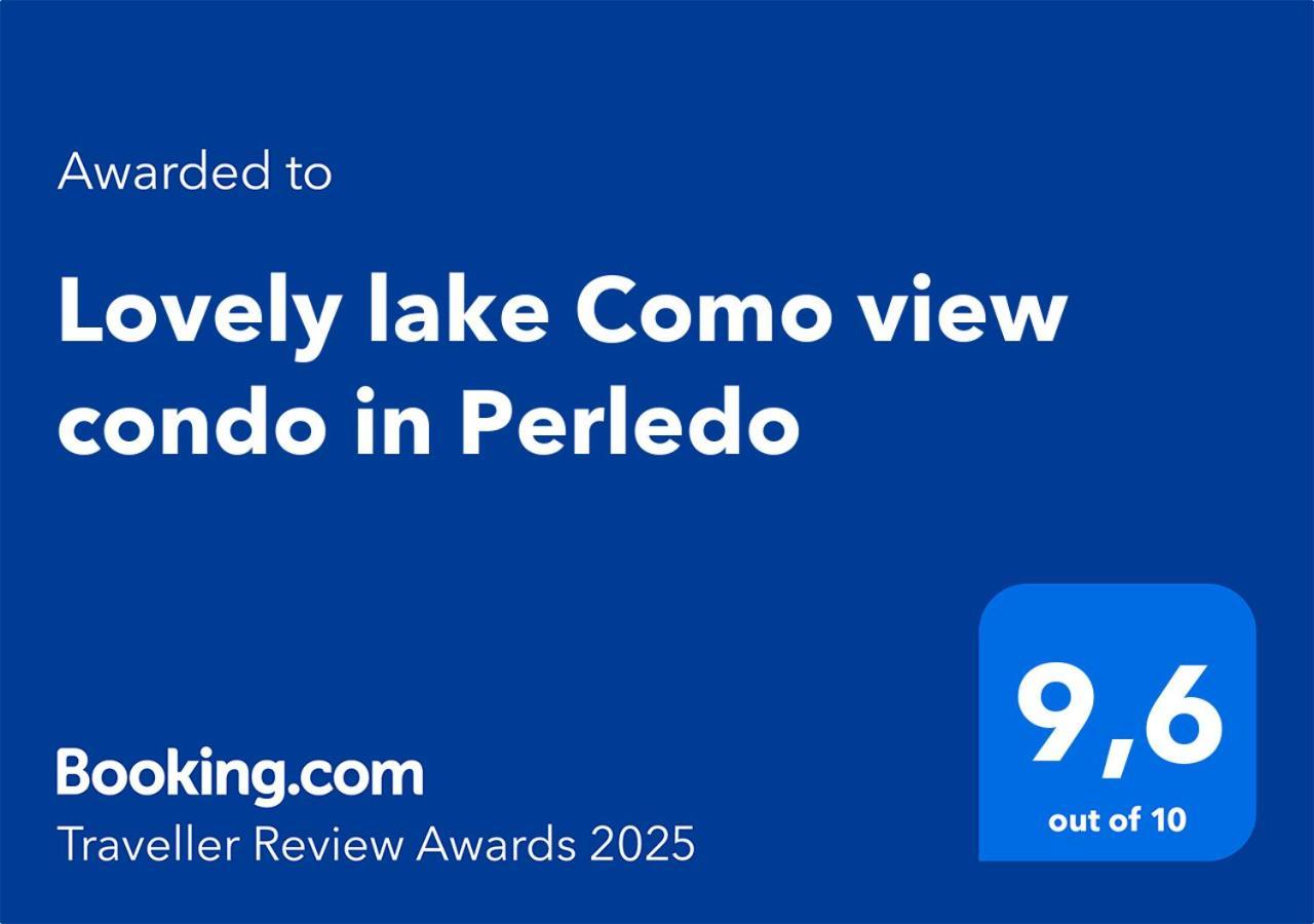 Romantic Lake Como Escape With View Perledo Exterior foto